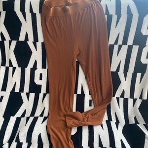 Skims Ribbed Base Layer Leggings